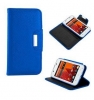 FUNDA FLIP COVER PARA BQ 5.0 HD TIPO LIBRO AZUL